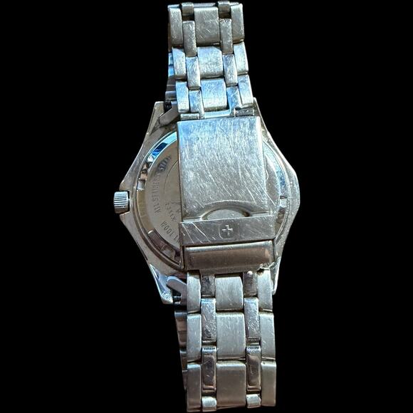 Wenger Swiss Military Men\'s Watch Stainless Steel Grey Dial 100M WR Quartz 7311X